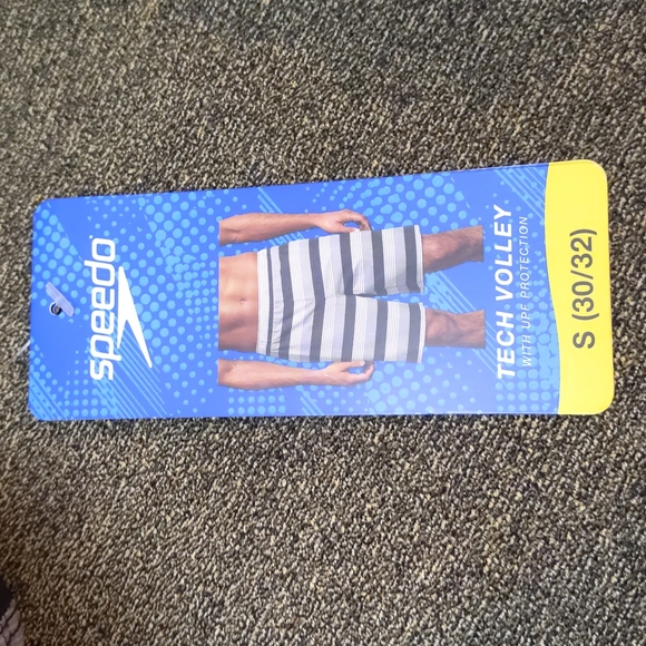 Speedo Tech Volley Shorts NWT Men's Size S Comfort Liner UPF 50+Stretch … - Picture 8 of 13